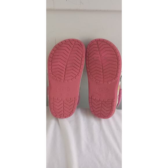 Minnie Mouse Disney Pink Crocs Clogs Size C12 - Picture 9 of 10